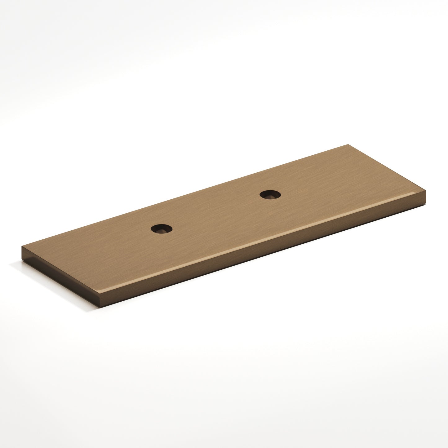 Colonial Bronze Offset Flat Back Plate