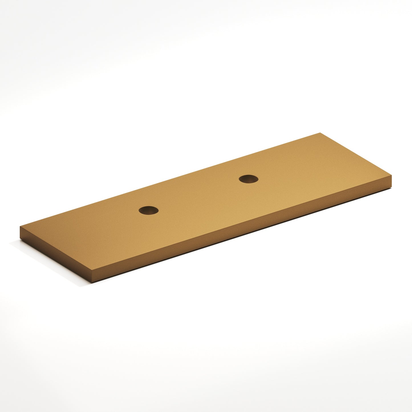 Colonial Bronze Offset Flat Back Plate