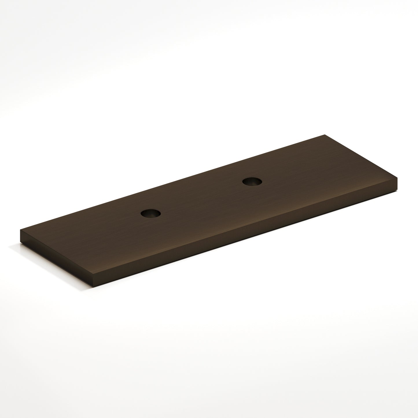 Colonial Bronze Offset Flat Back Plate