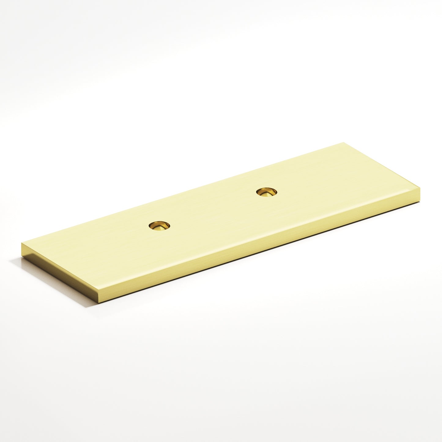 Colonial Bronze Offset Flat Back Plate