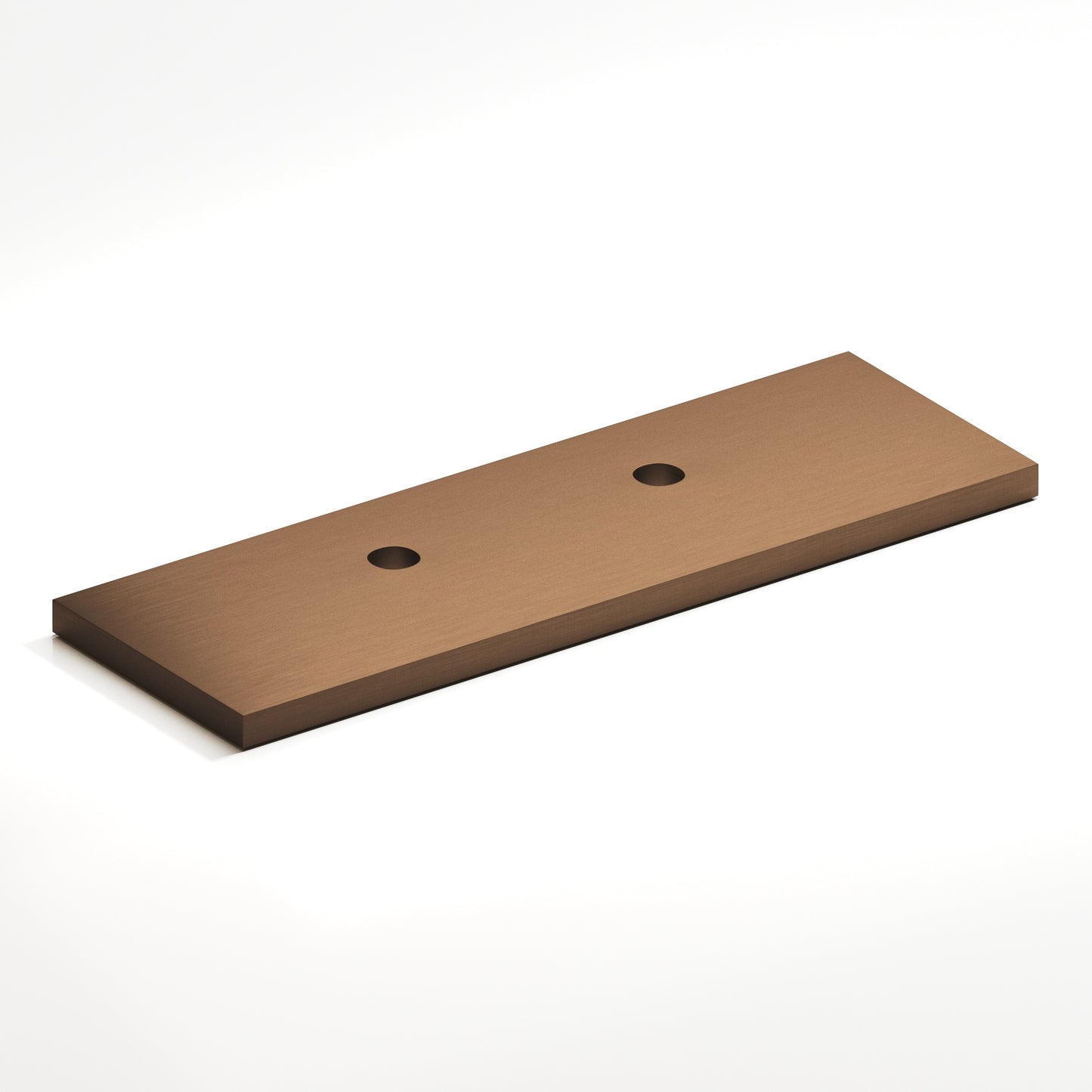 Colonial Bronze Offset Flat Back Plate