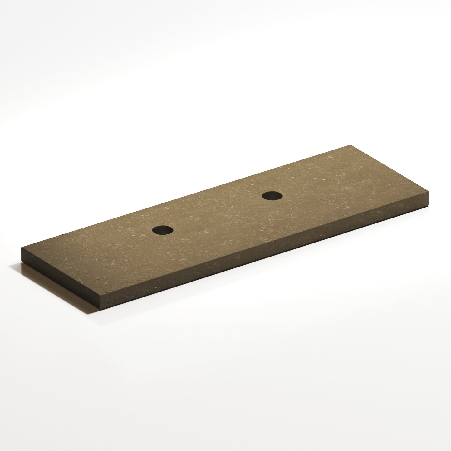 Colonial Bronze Offset Flat Back Plate