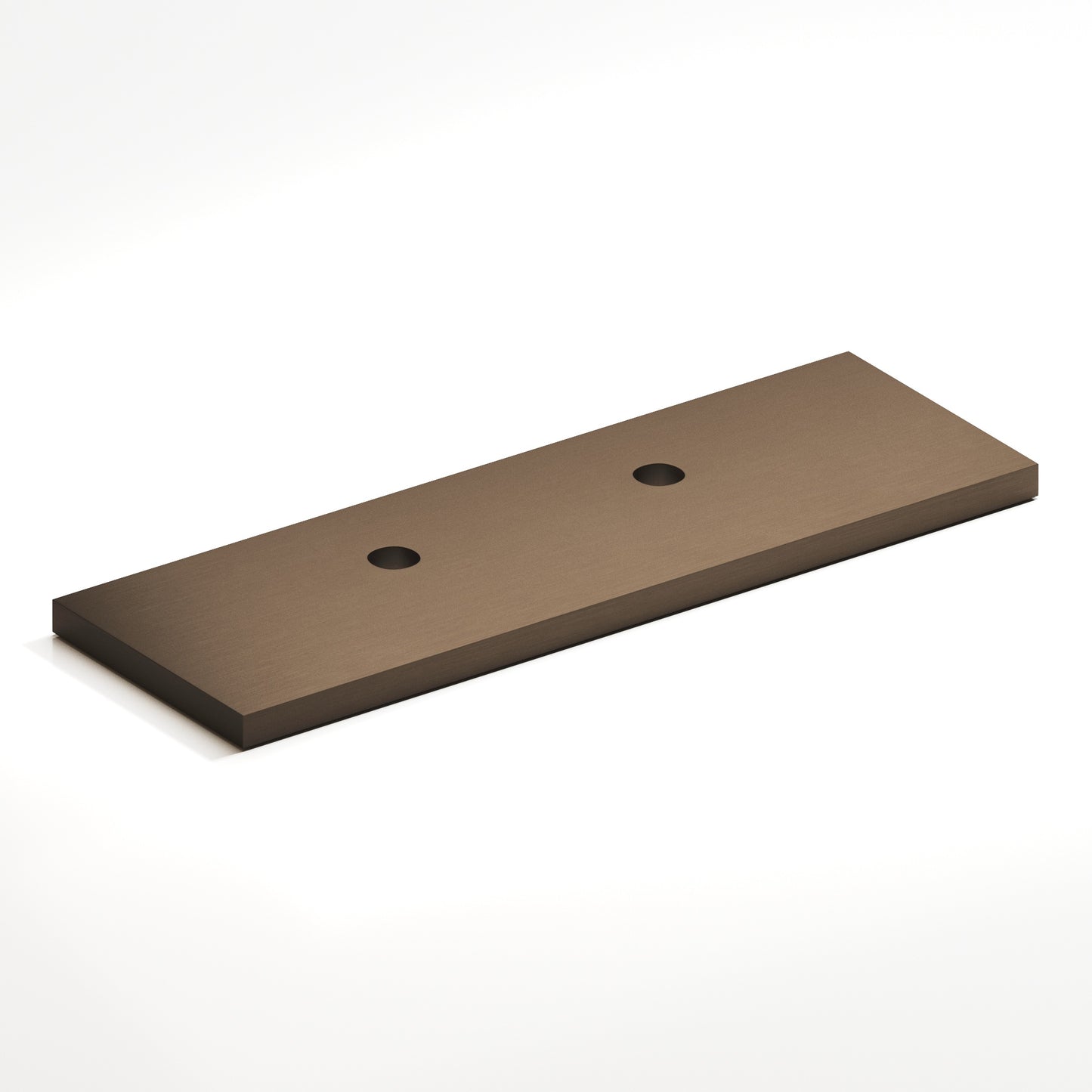 Colonial Bronze Offset Flat Back Plate