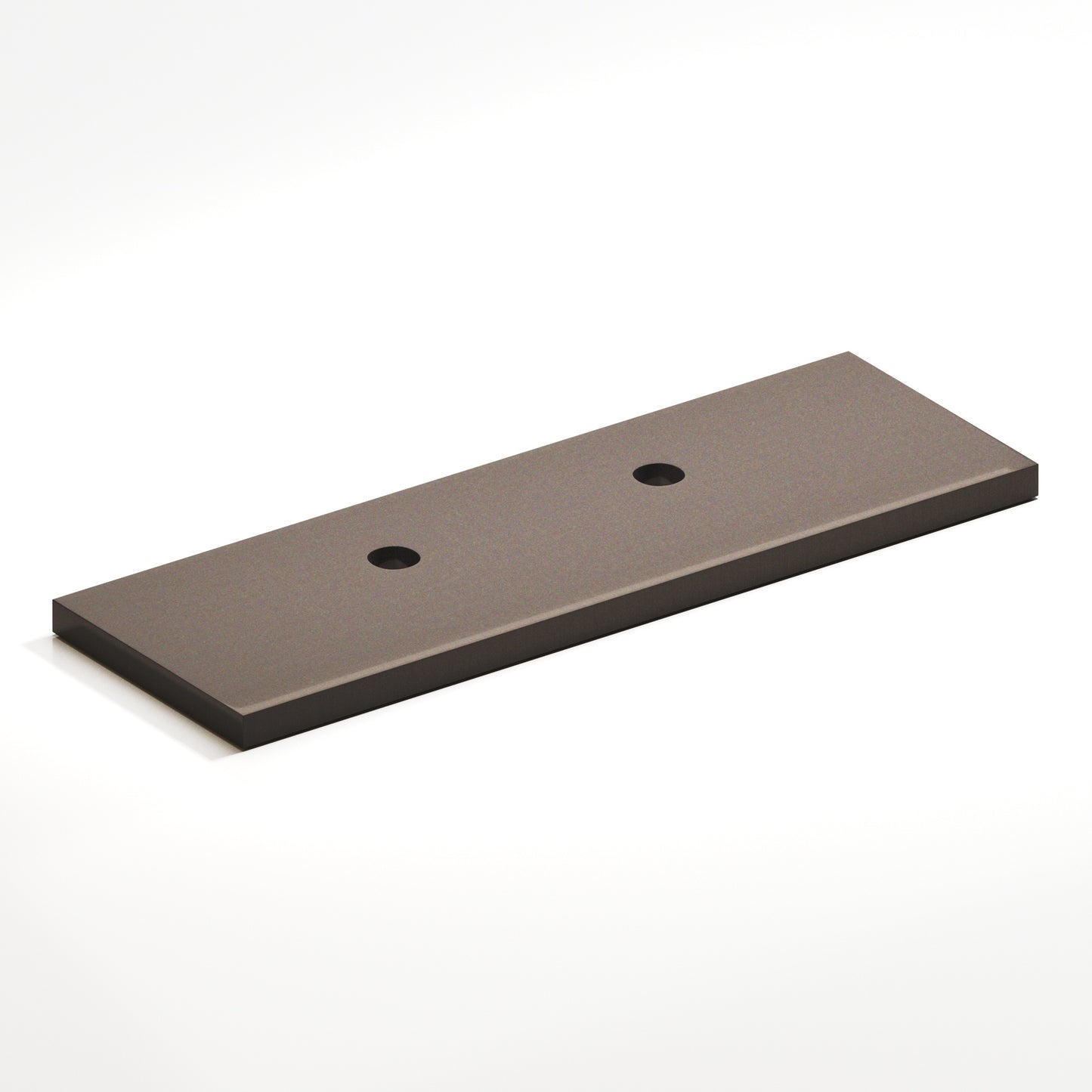 Colonial Bronze Offset Flat Back Plate
