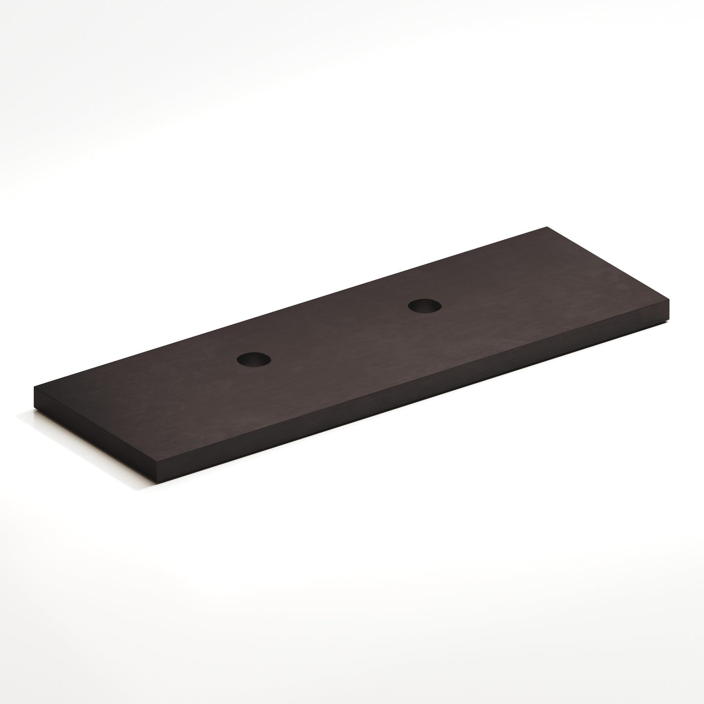 Colonial Bronze Offset Flat Back Plate