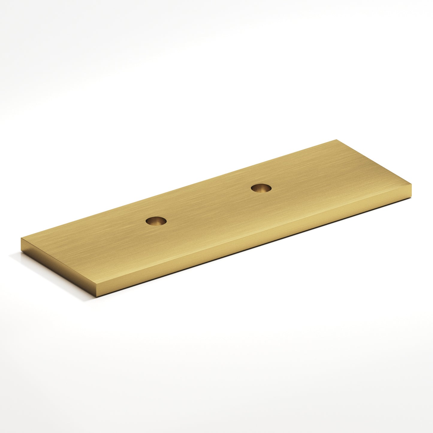 Colonial Bronze Offset Flat Back Plate