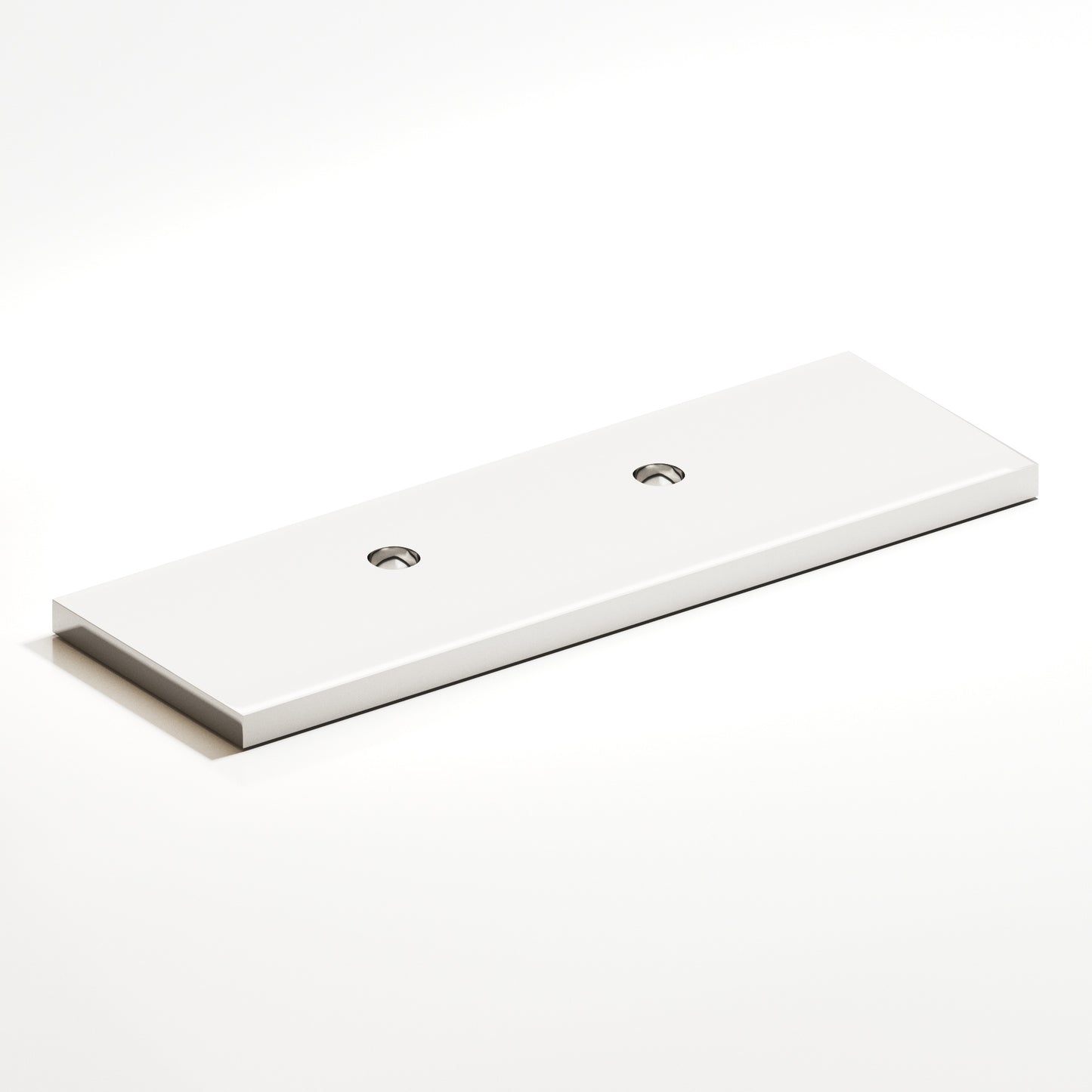Colonial Bronze Offset Flat Back Plate