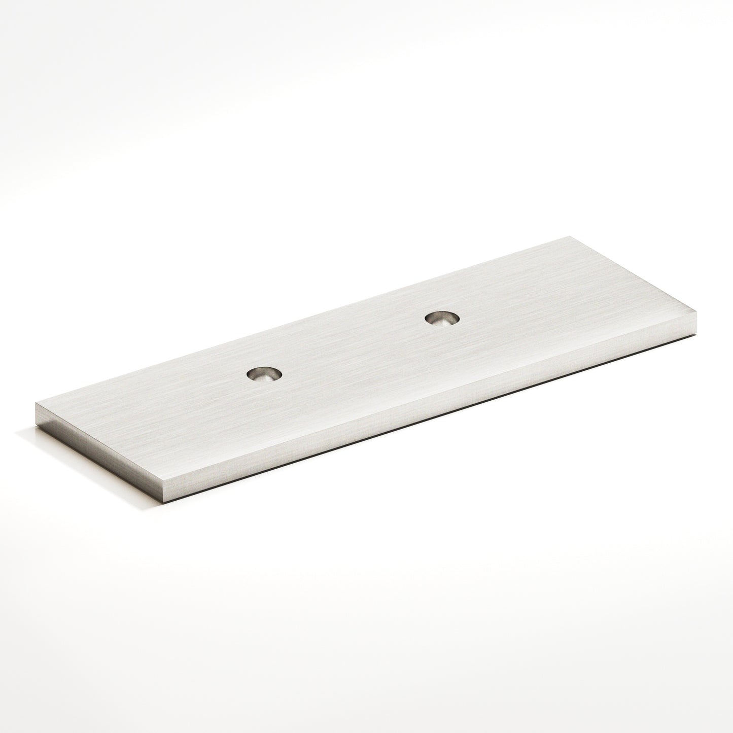 Colonial Bronze Offset Flat Back Plate
