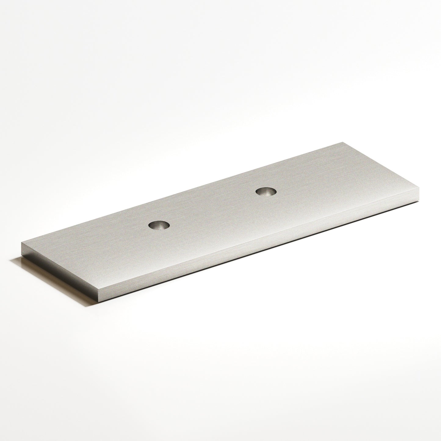 Colonial Bronze Offset Flat Back Plate