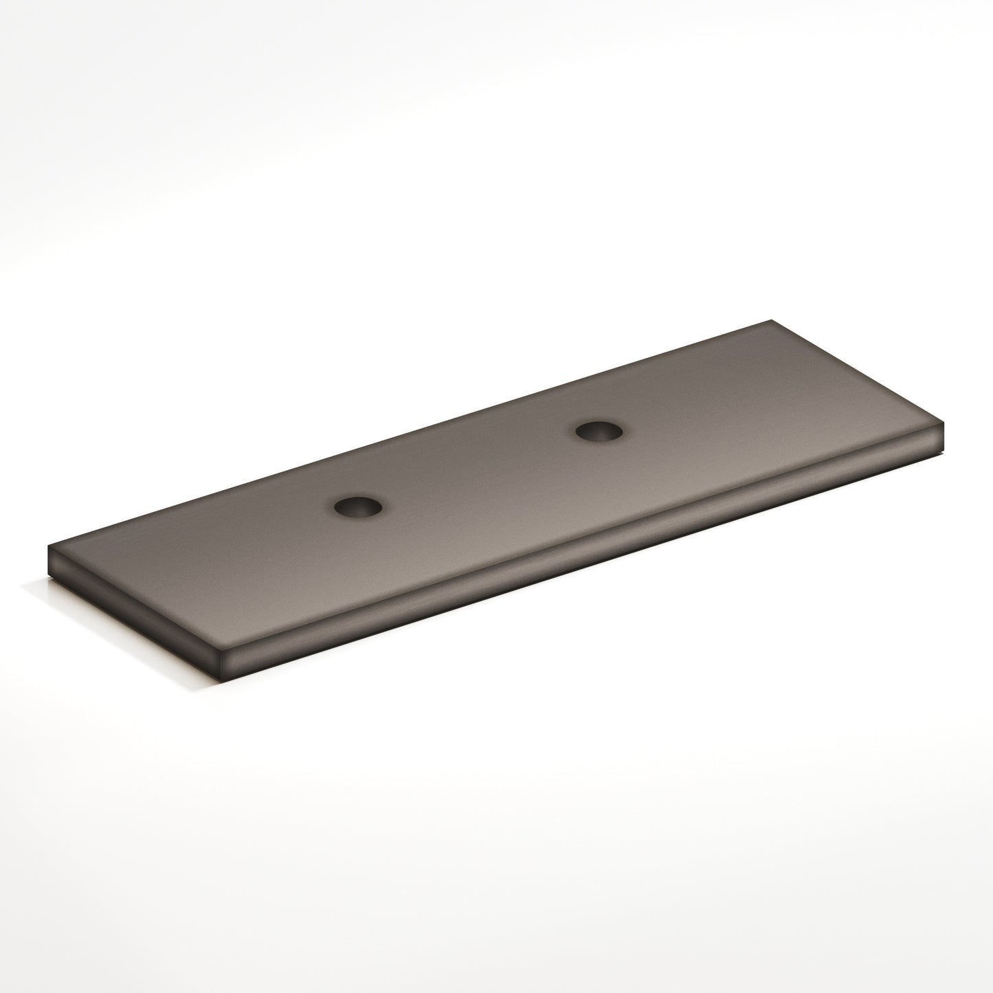 Colonial Bronze Offset Flat Back Plate