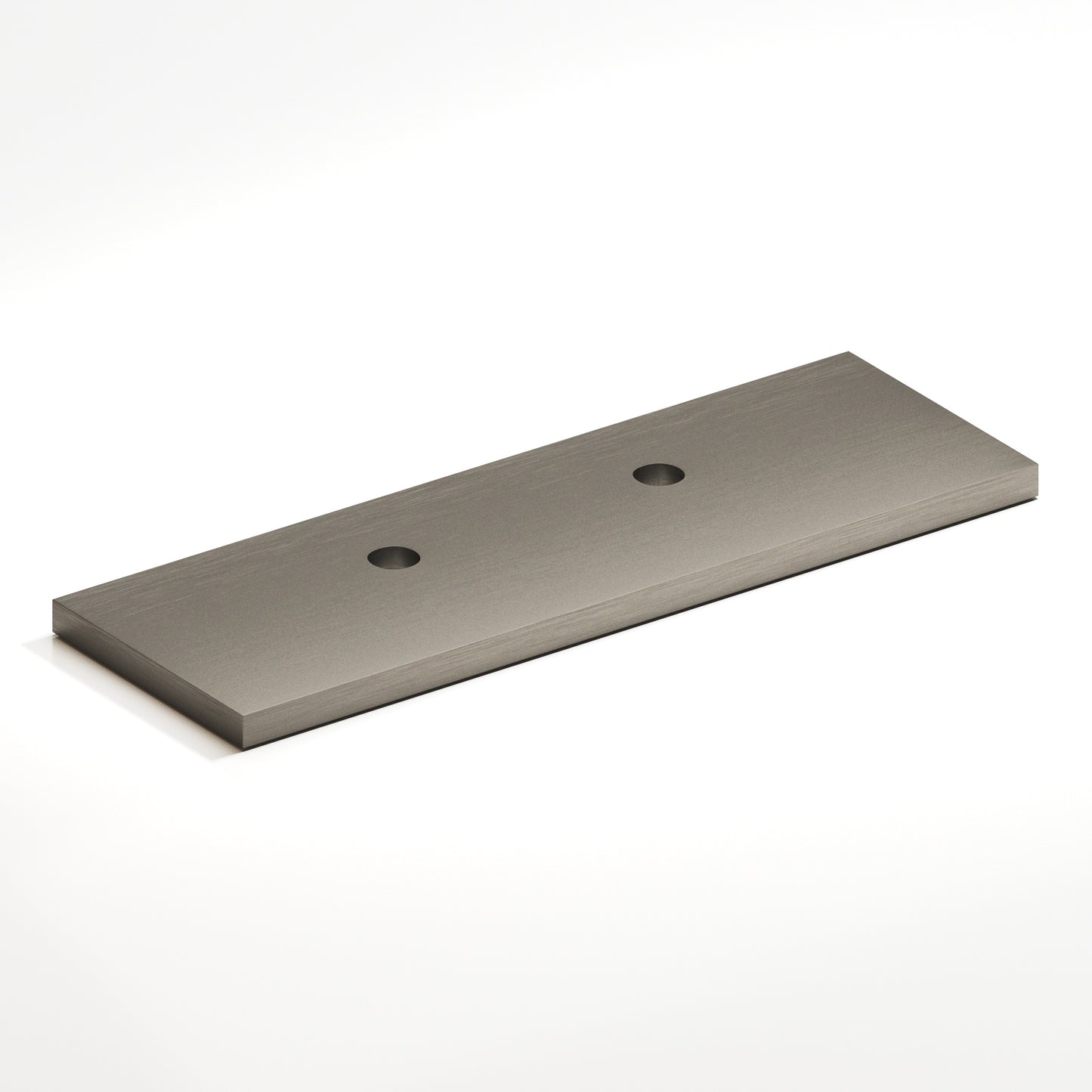 Colonial Bronze Offset Flat Back Plate
