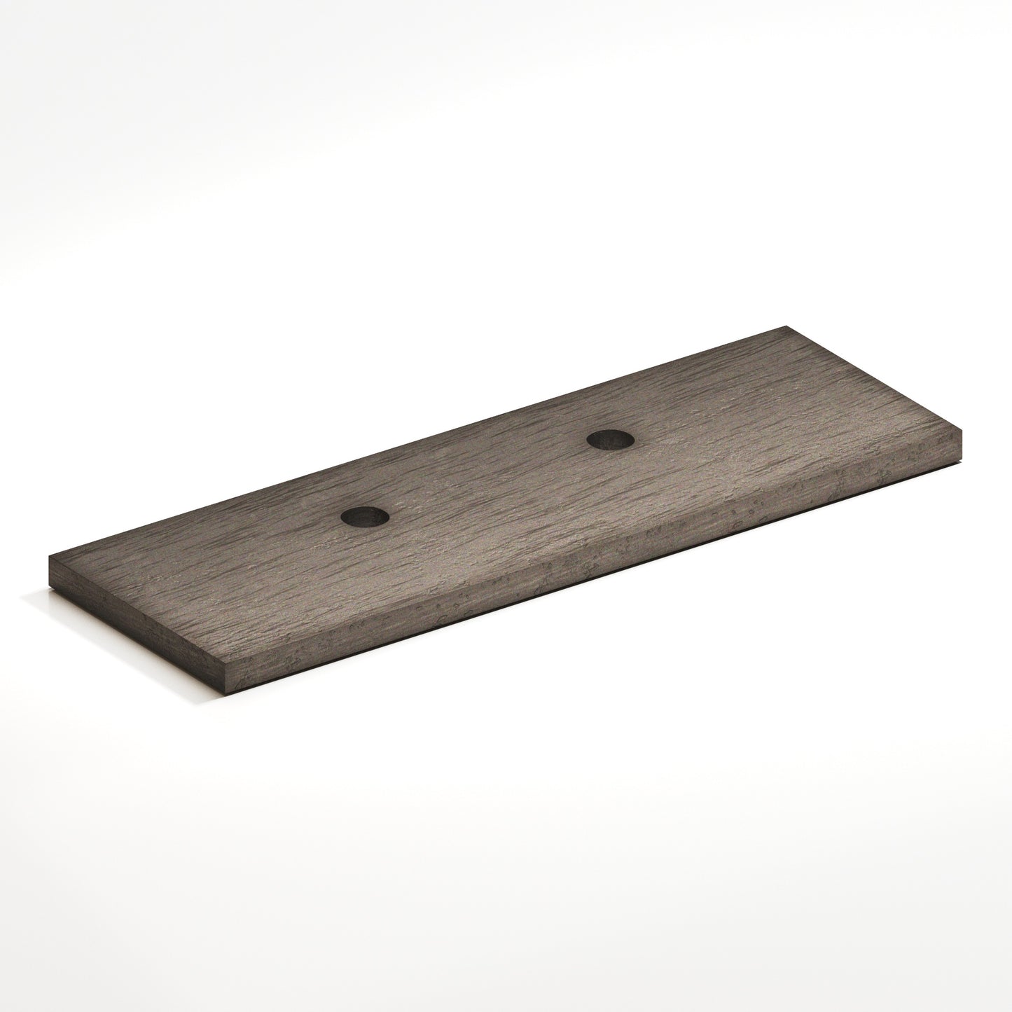 Colonial Bronze Offset Flat Back Plate