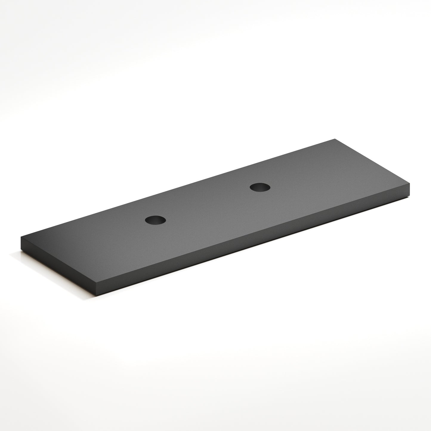 Colonial Bronze Offset Flat Back Plate