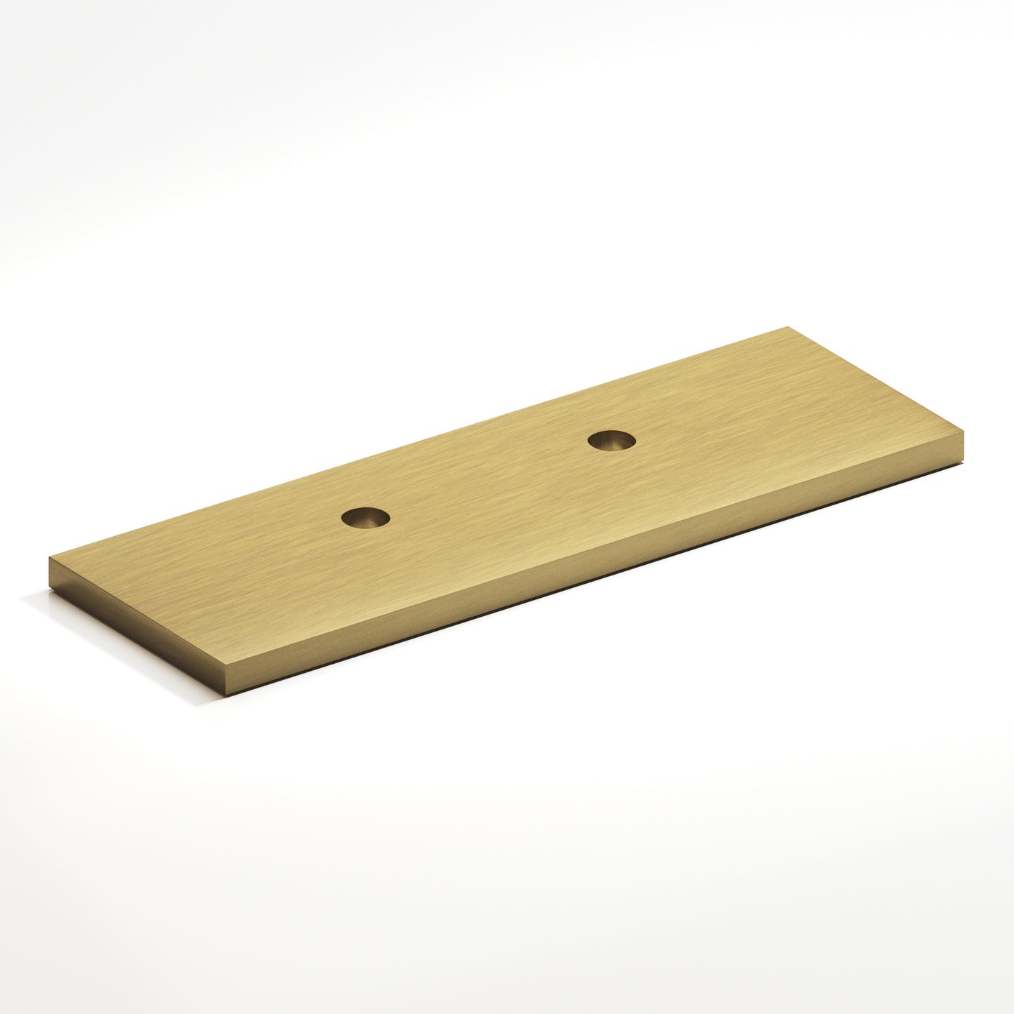 Colonial Bronze Offset Flat Back Plate