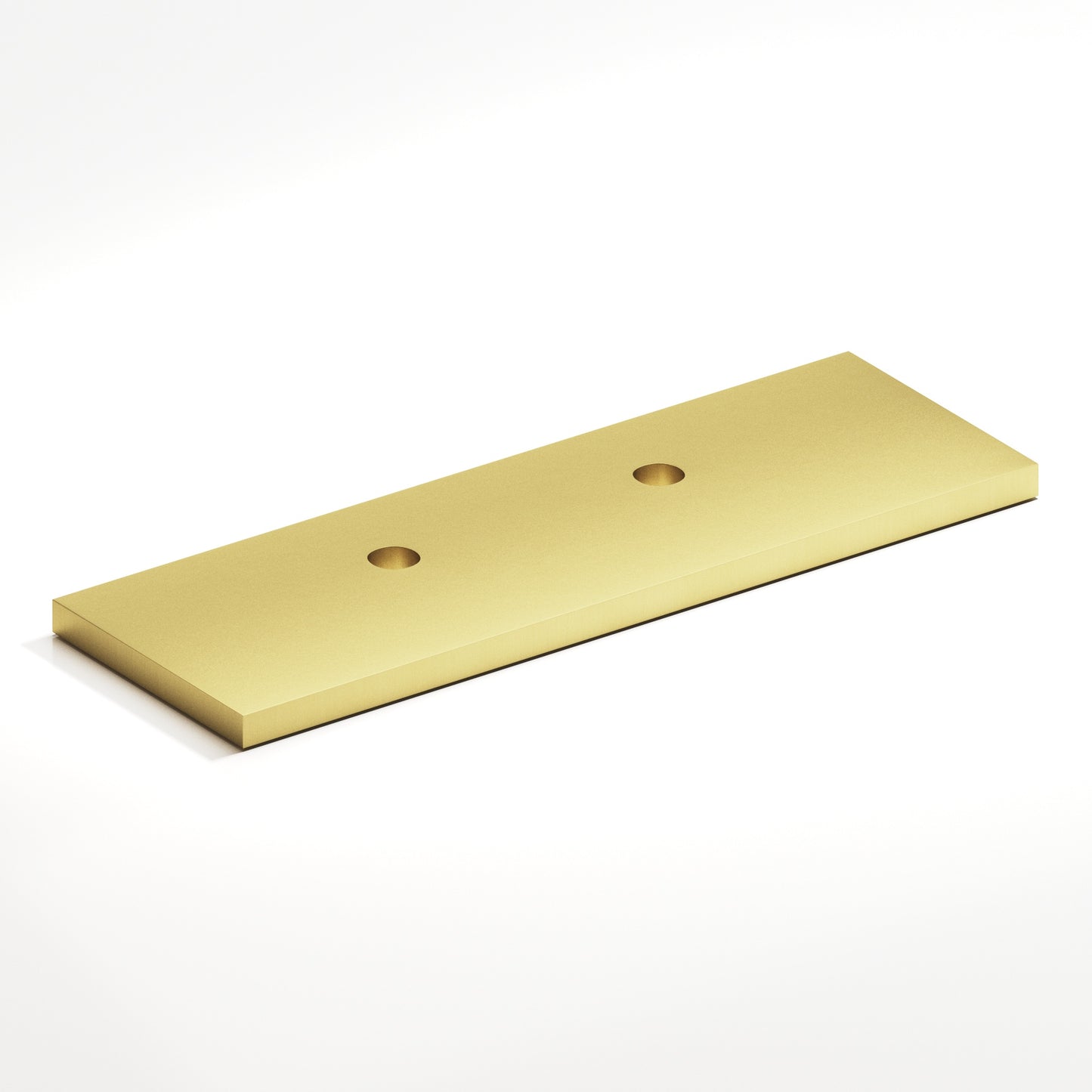 Colonial Bronze Offset Flat Back Plate