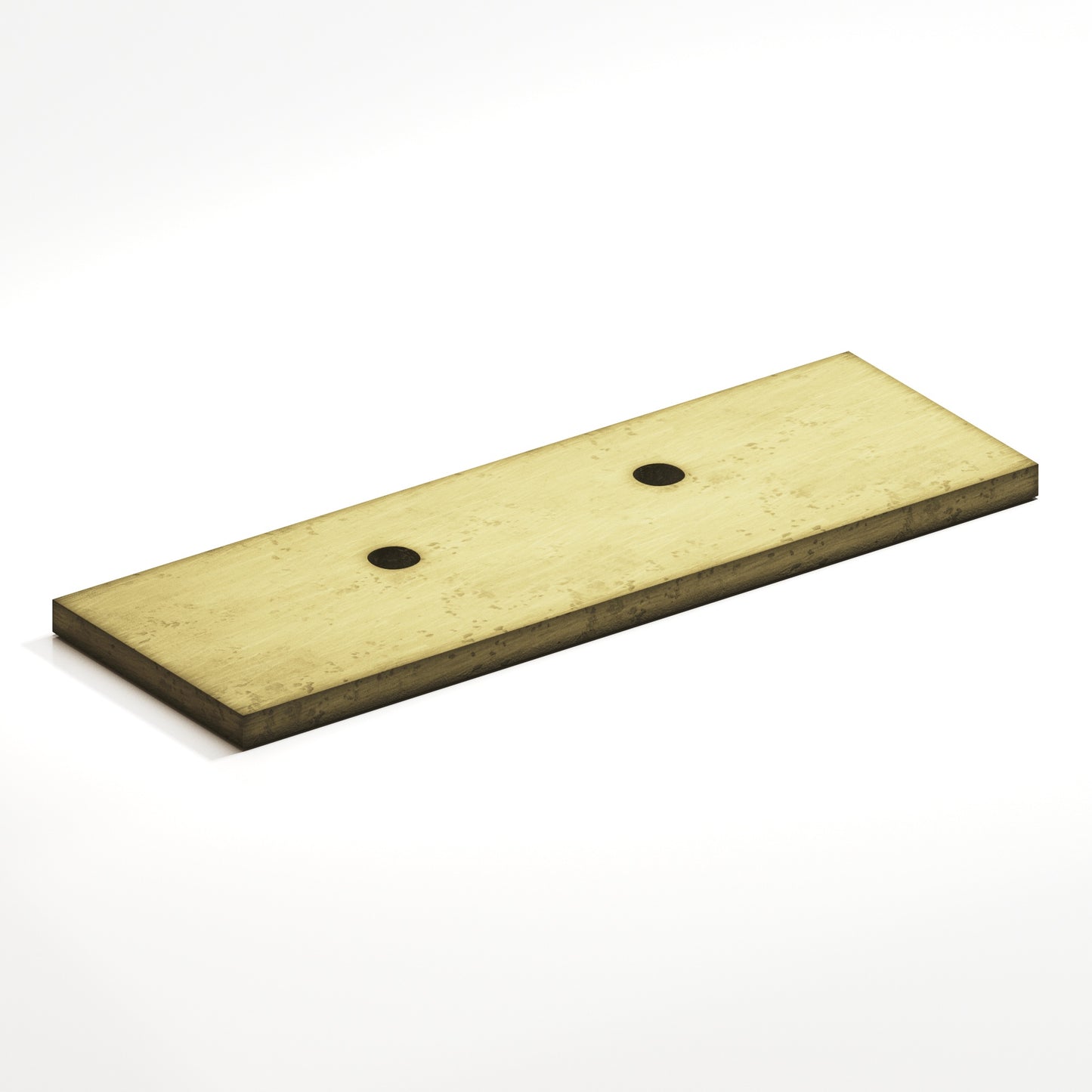 Colonial Bronze Offset Flat Back Plate