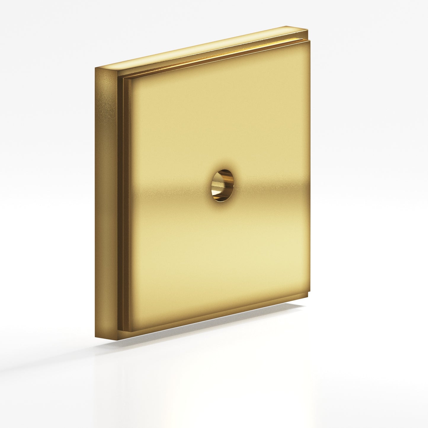 Colonial Bronze Square Stepped Edge Back Plate