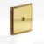 Colonial Bronze Square Stepped Edge Back Plate