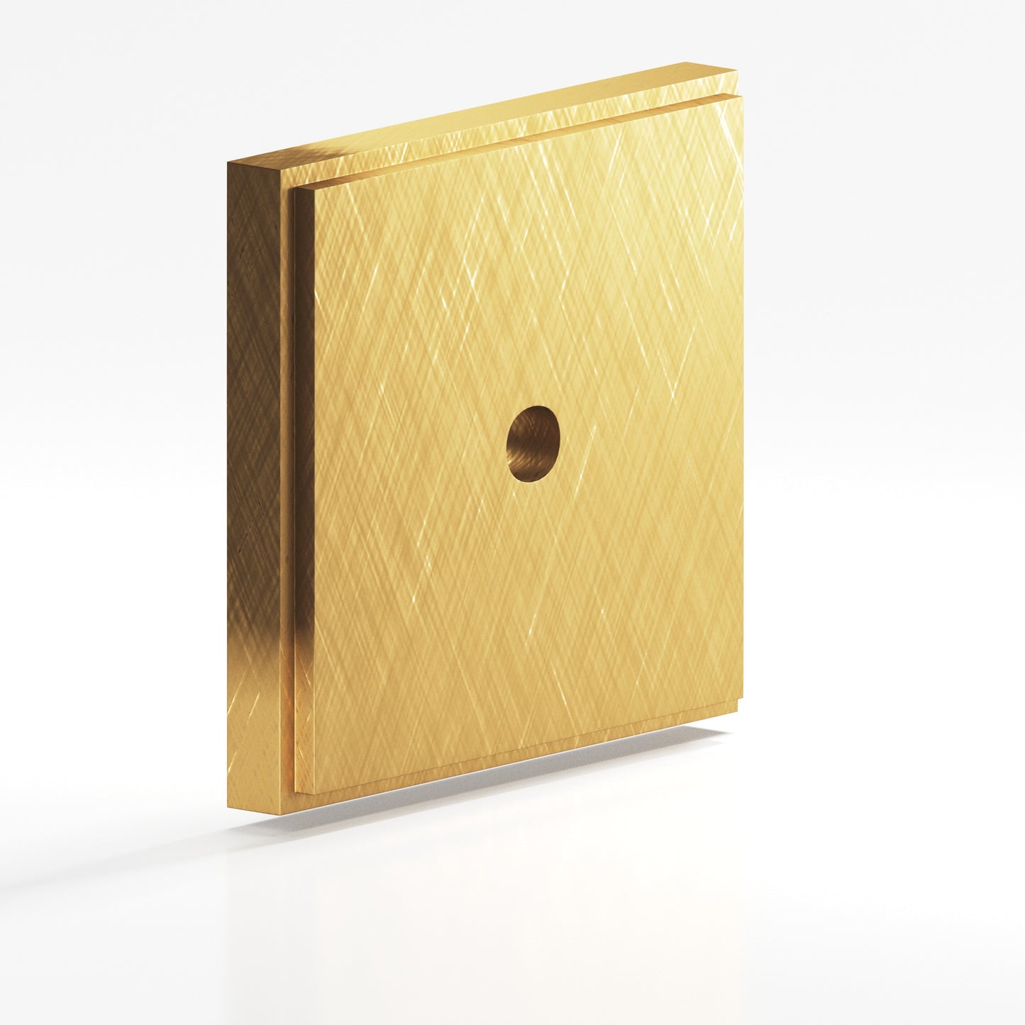 Colonial Bronze Square Stepped Edge Back Plate