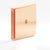 Colonial Bronze Square Stepped Edge Back Plate