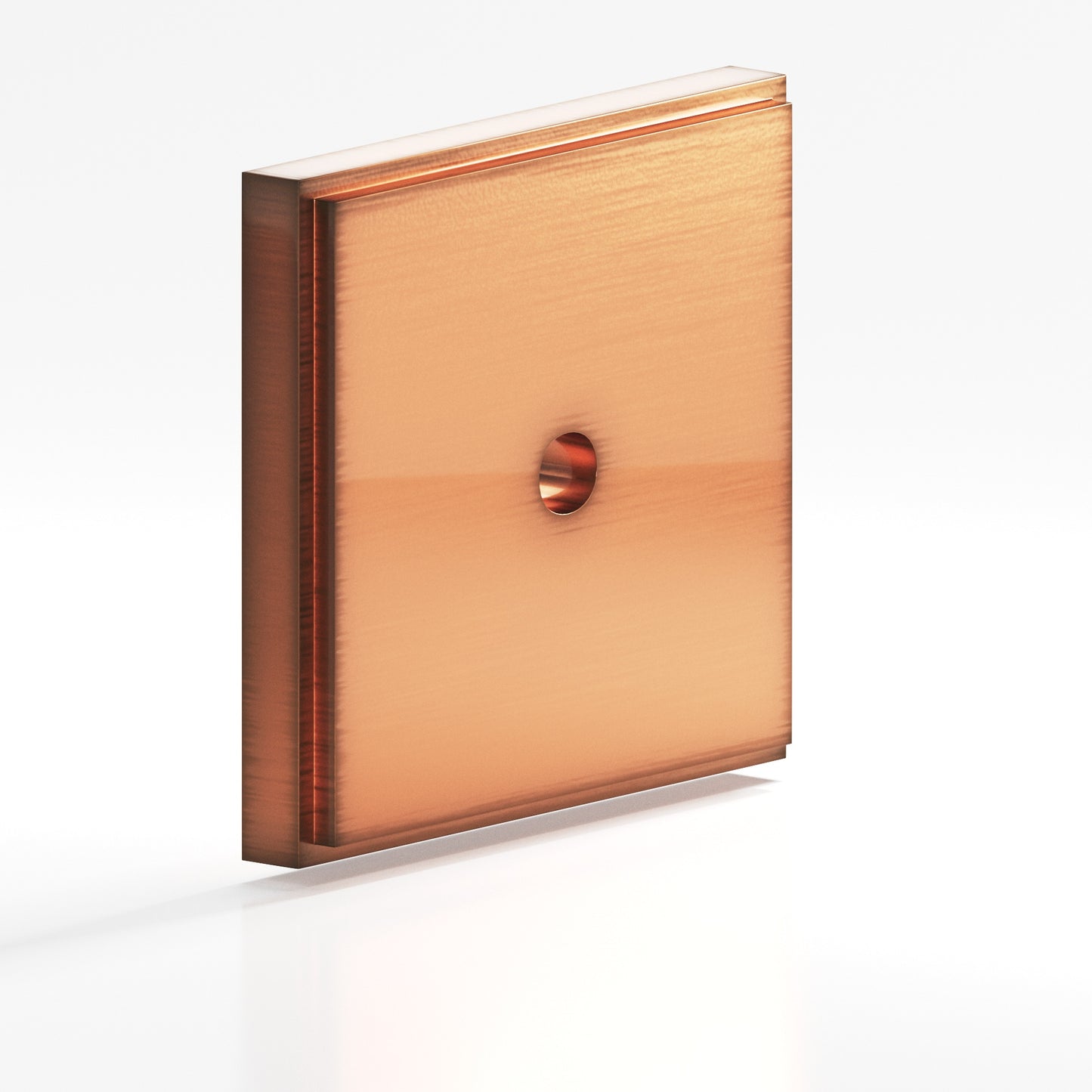 Colonial Bronze Square Stepped Edge Back Plate