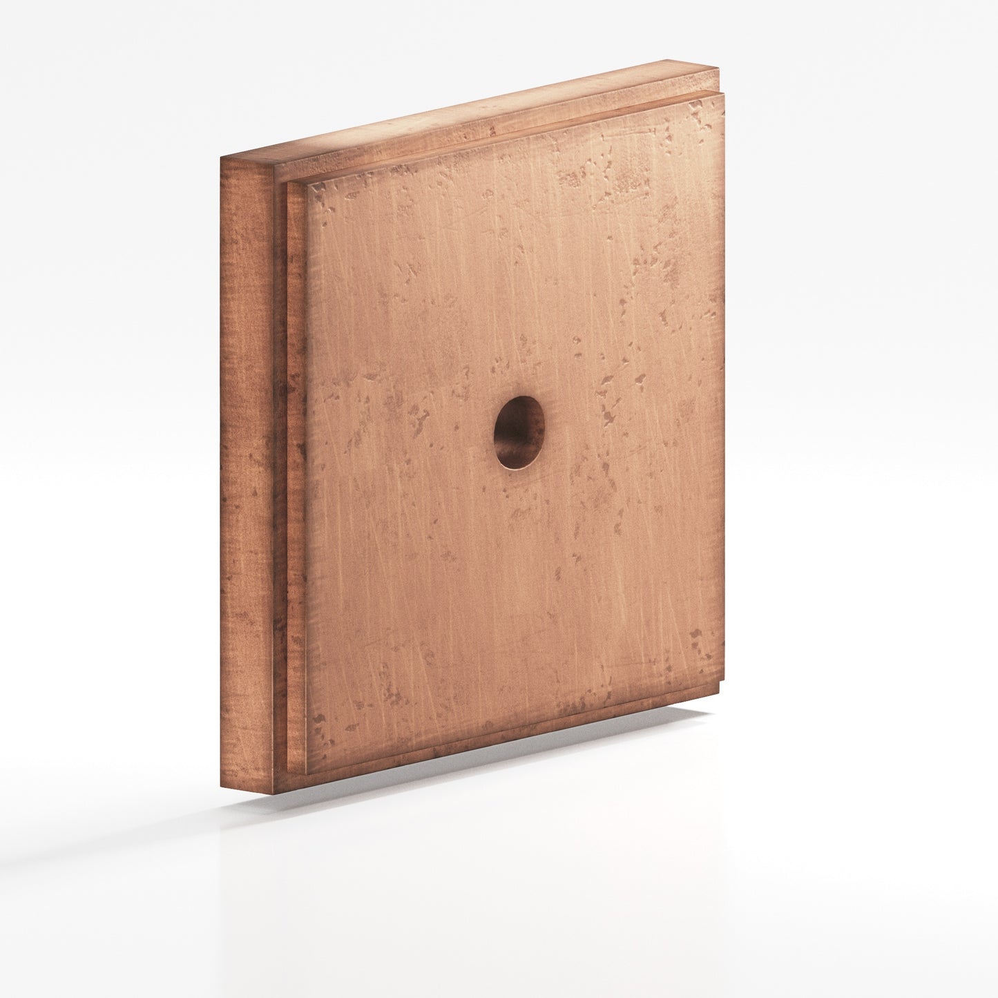 Colonial Bronze Square Stepped Edge Back Plate