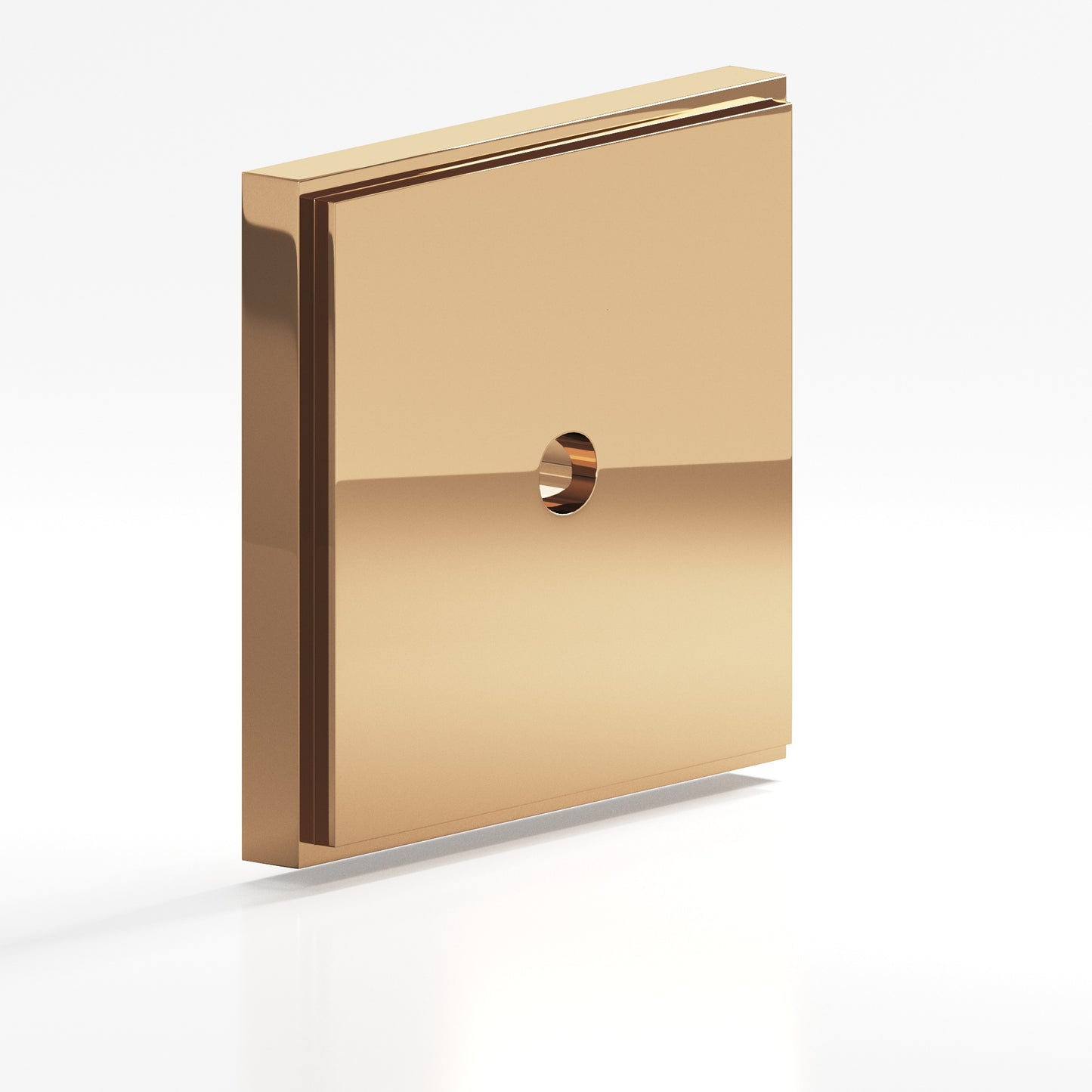 Colonial Bronze Square Stepped Edge Back Plate