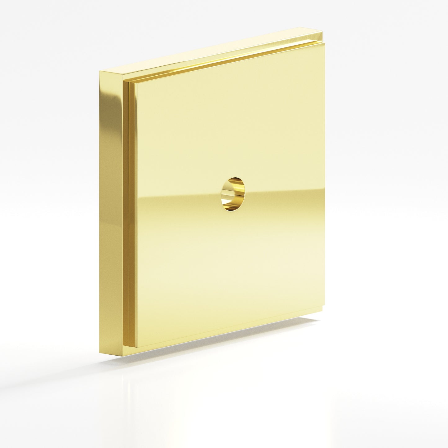 Colonial Bronze Square Stepped Edge Back Plate