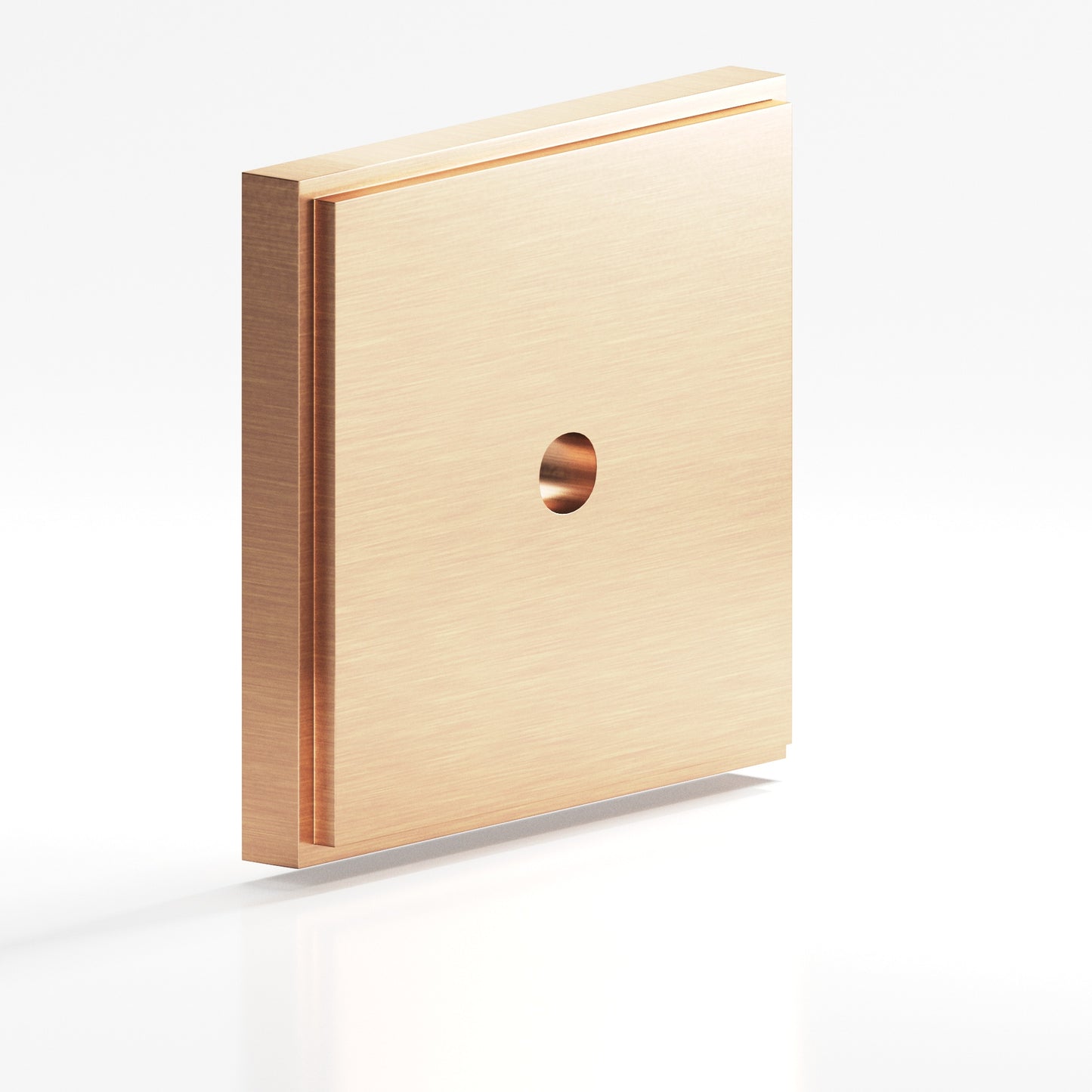 Colonial Bronze Square Stepped Edge Back Plate - Parent