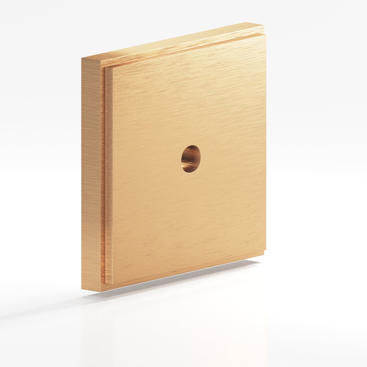 Colonial Bronze Square Stepped Edge Back Plate
