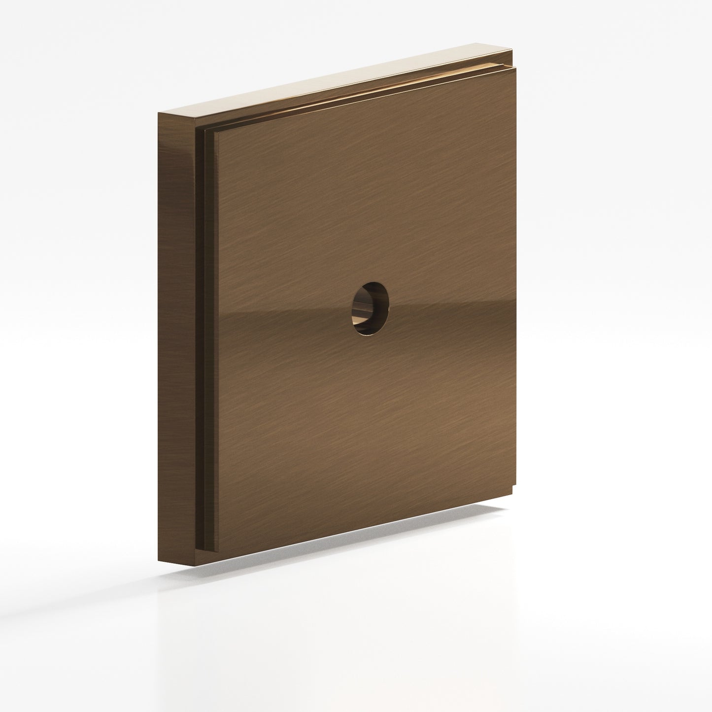 Colonial Bronze Square Stepped Edge Back Plate