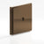 Colonial Bronze Square Stepped Edge Back Plate