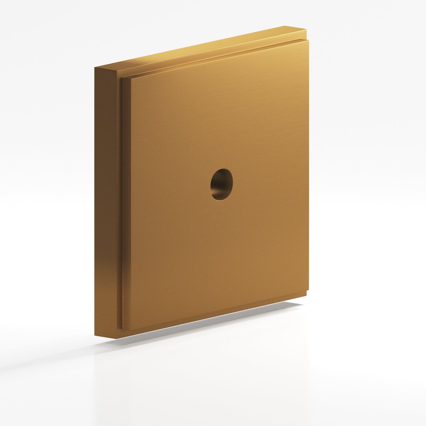 Colonial Bronze Square Stepped Edge Back Plate