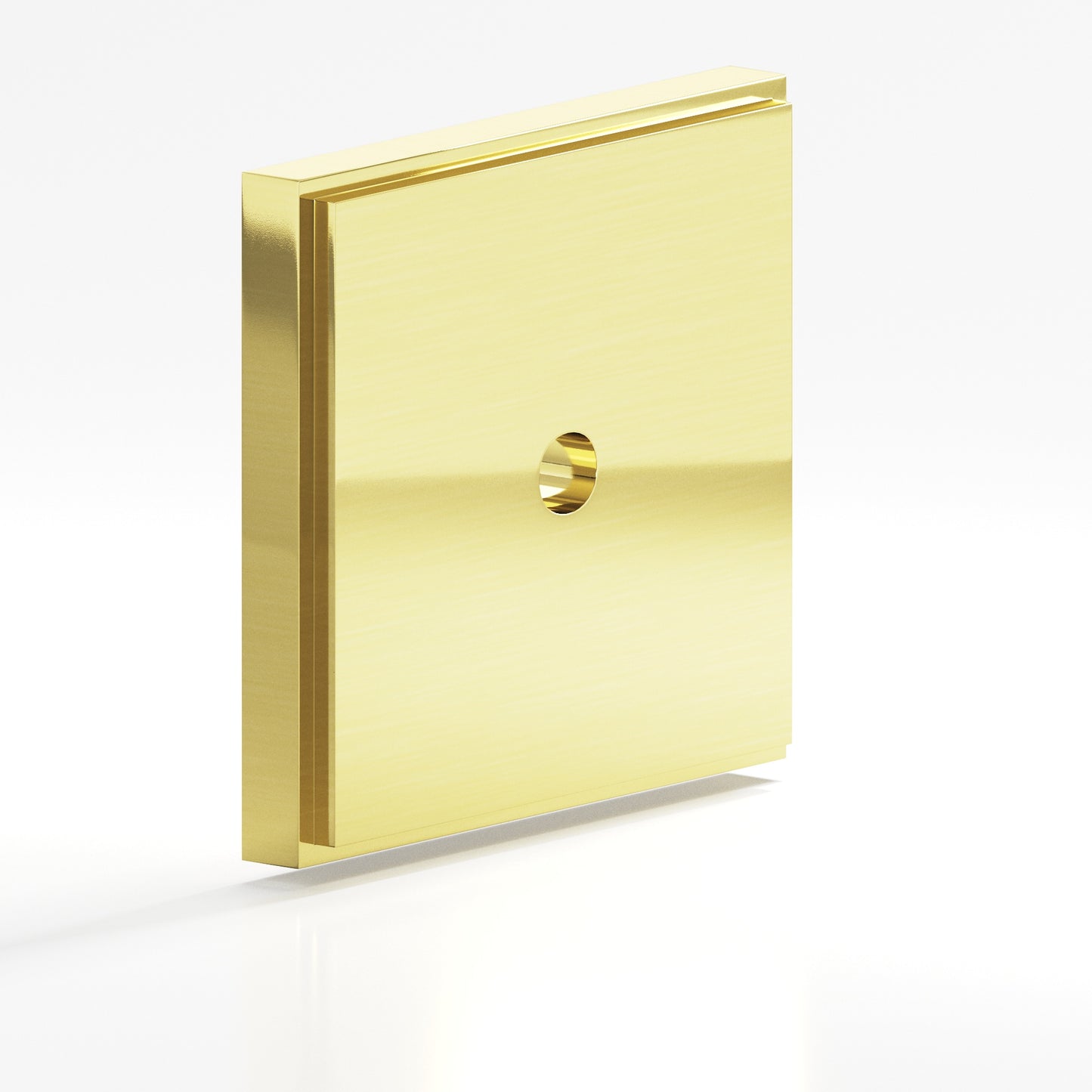 Colonial Bronze Square Stepped Edge Back Plate