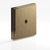 Colonial Bronze Square Stepped Edge Back Plate