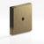 Colonial Bronze Square Stepped Edge Back Plate