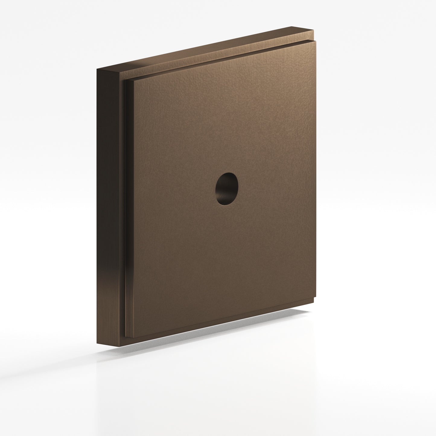 Colonial Bronze Square Stepped Edge Back Plate