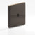 Colonial Bronze Square Stepped Edge Back Plate