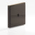 Colonial Bronze Square Stepped Edge Back Plate