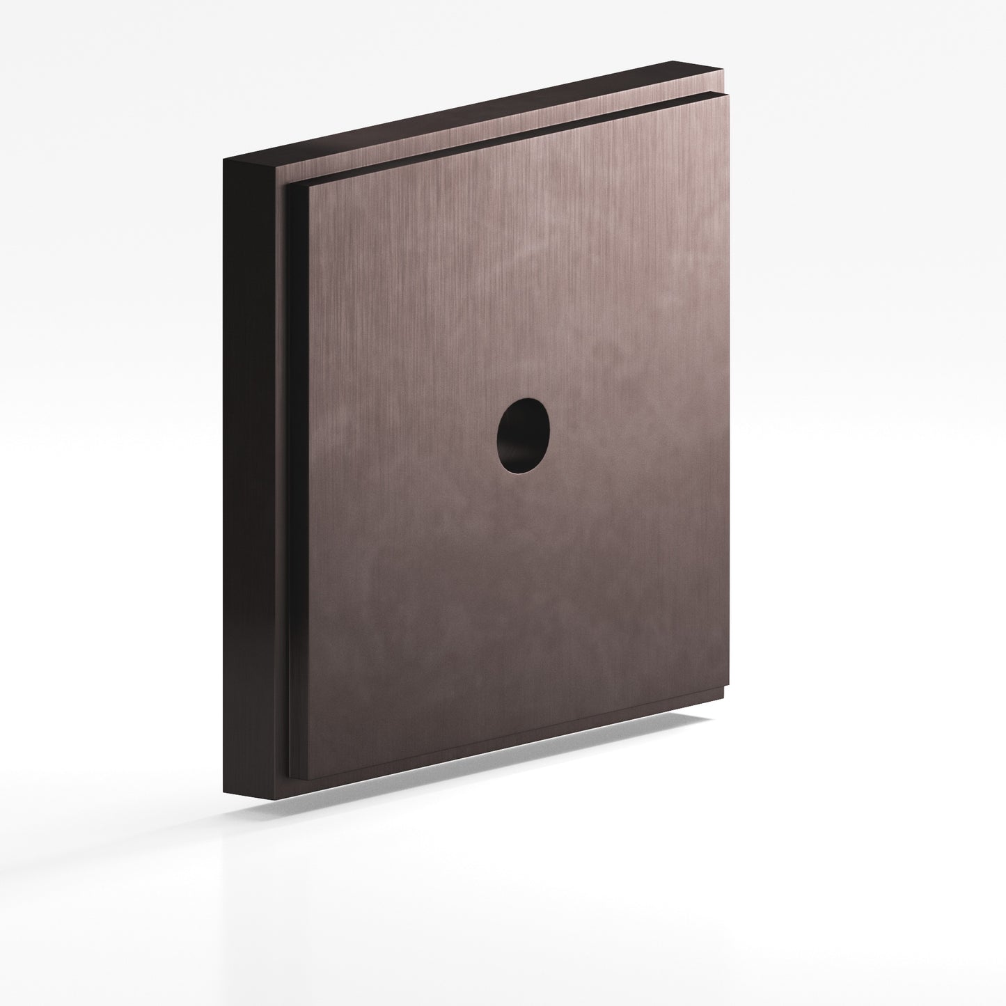 Colonial Bronze Square Stepped Edge Back Plate