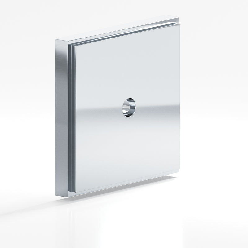 Colonial Bronze Square Stepped Edge Back Plate
