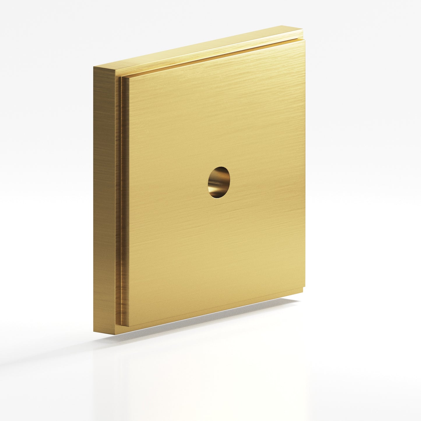 Colonial Bronze Square Stepped Edge Back Plate