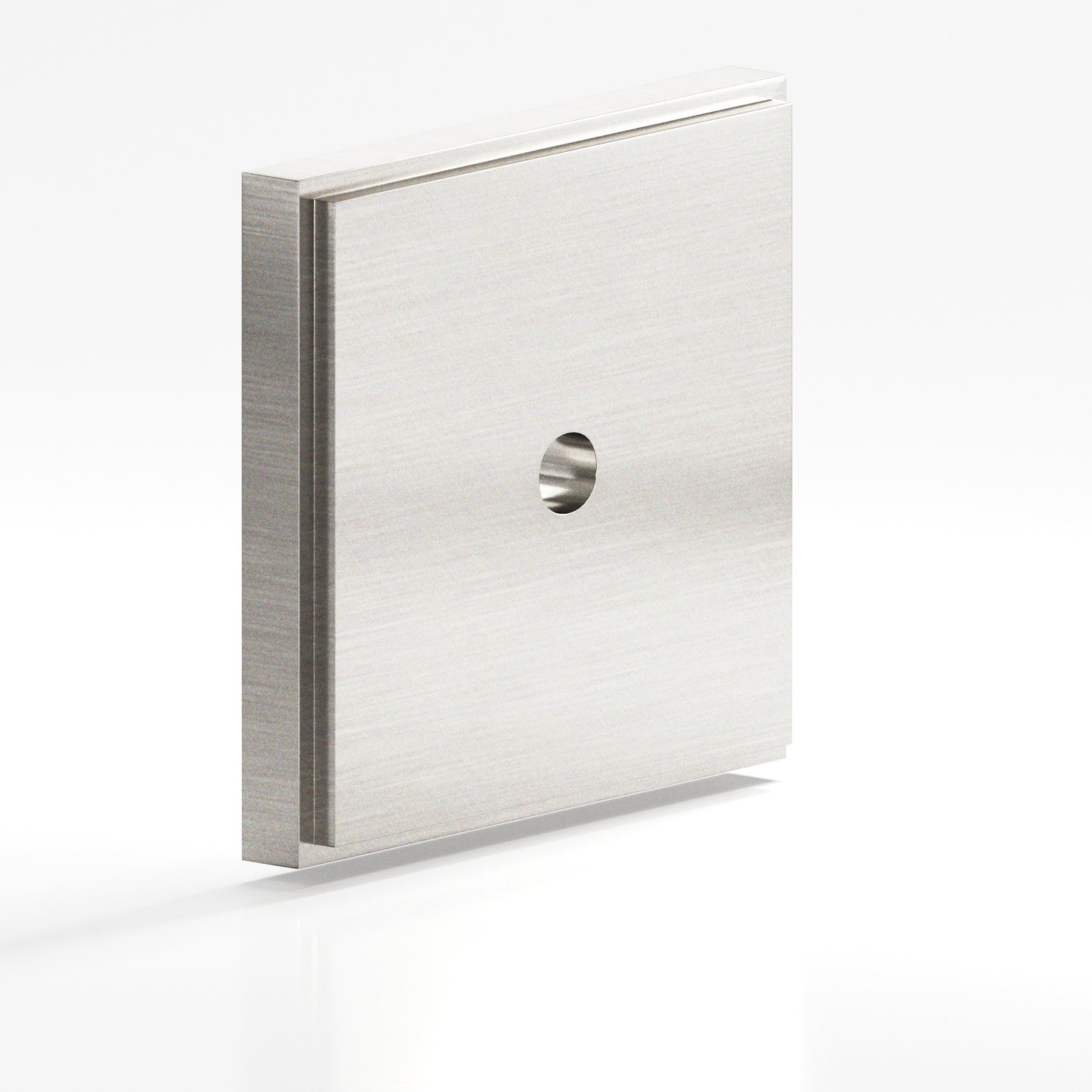 Colonial Bronze Square Stepped Edge Back Plate