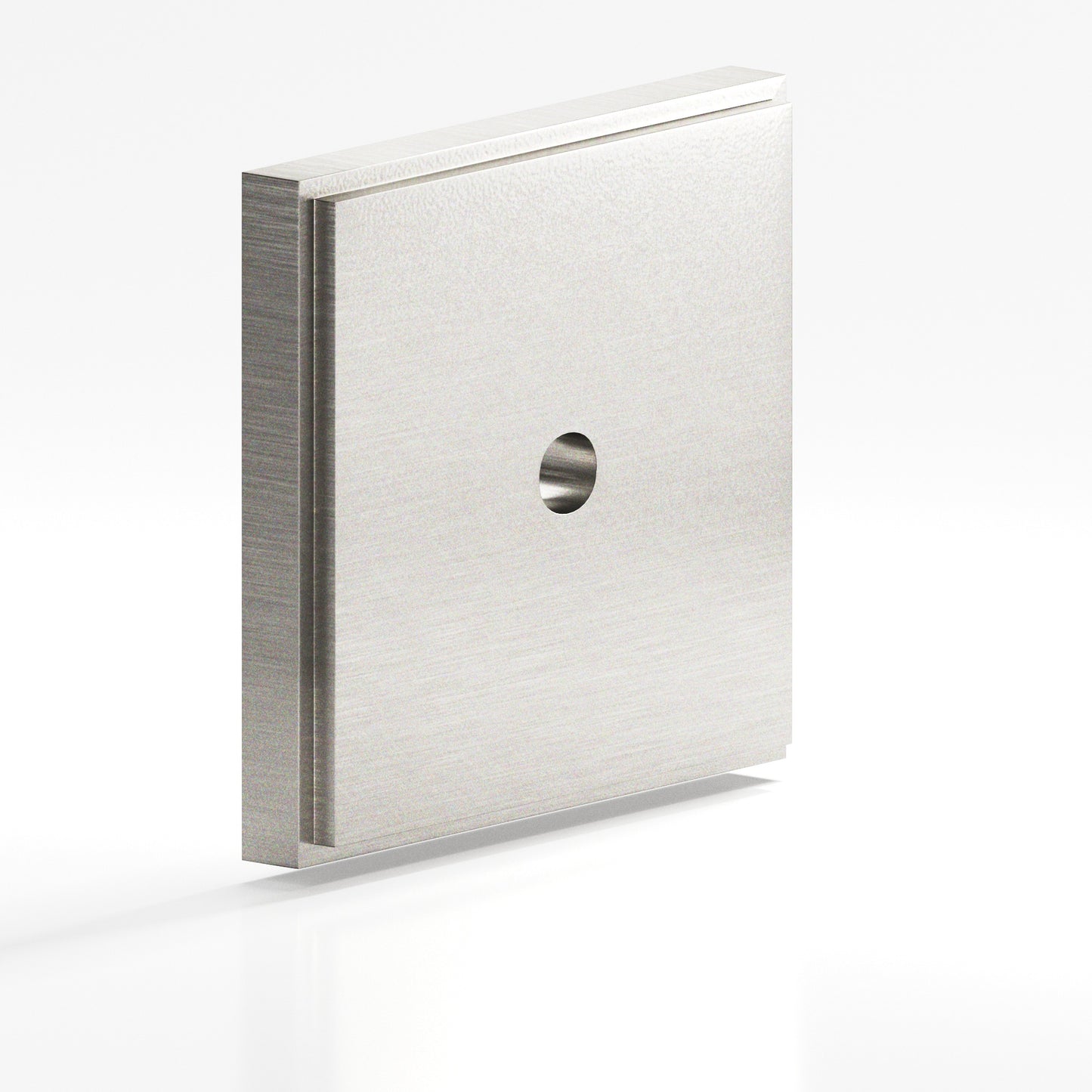 Colonial Bronze Square Stepped Edge Back Plate