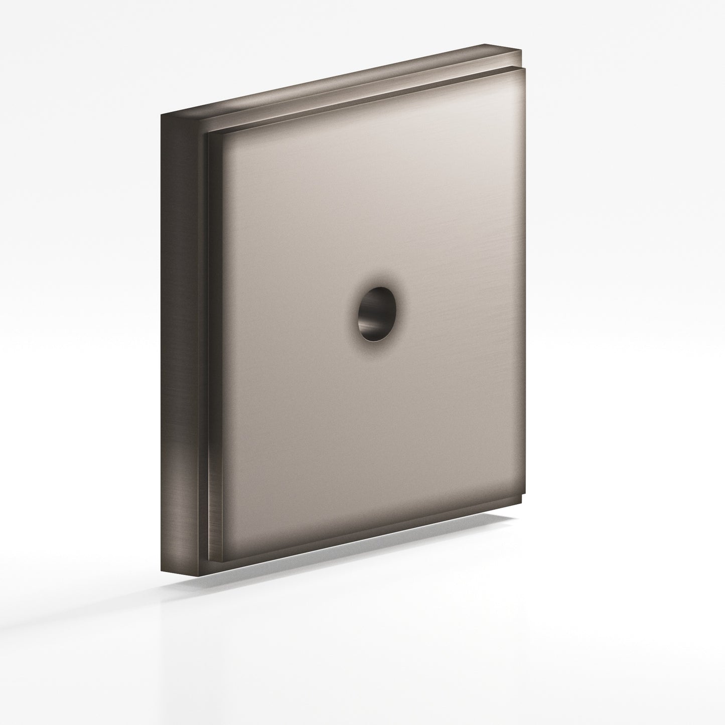 Colonial Bronze Square Stepped Edge Back Plate