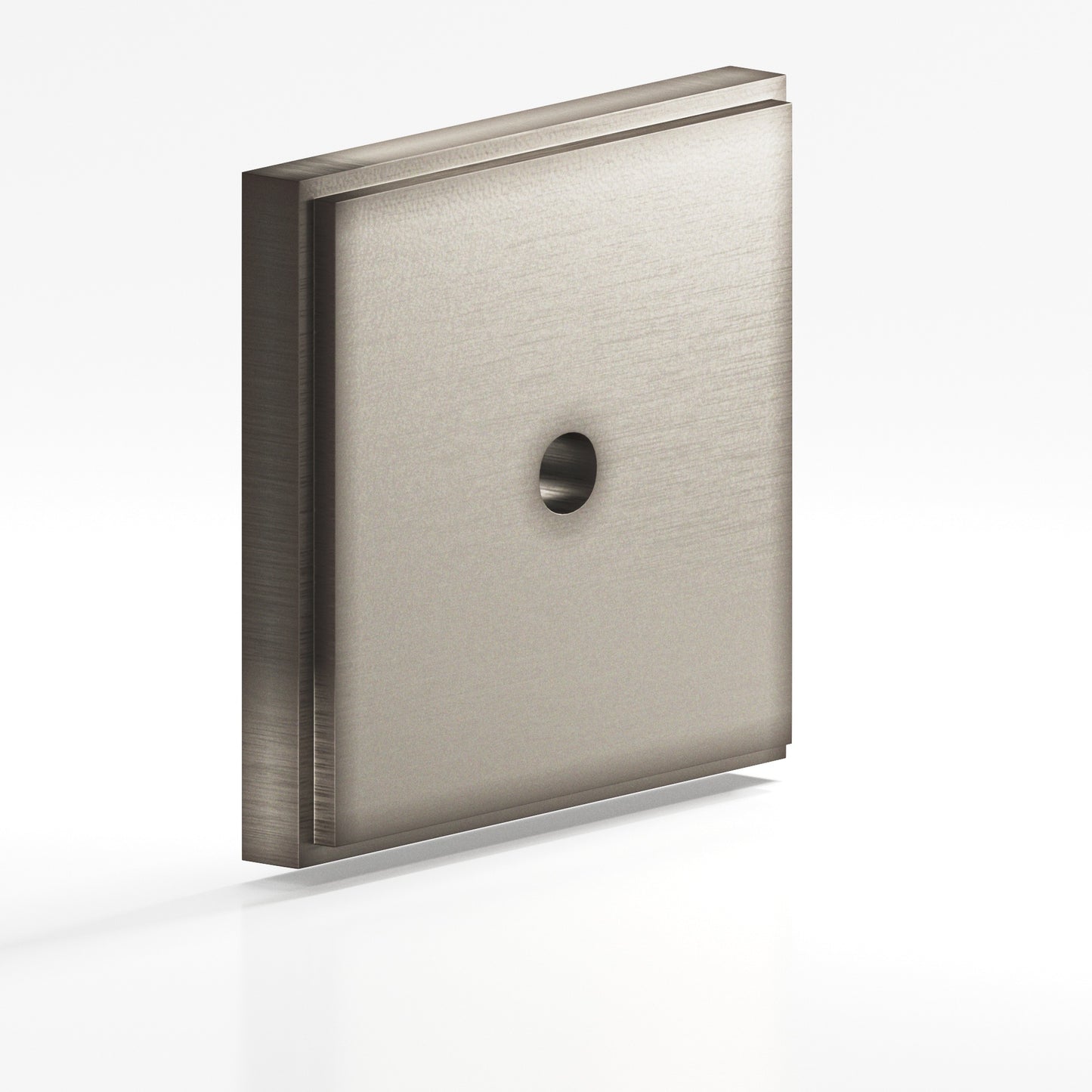 Colonial Bronze Square Stepped Edge Back Plate