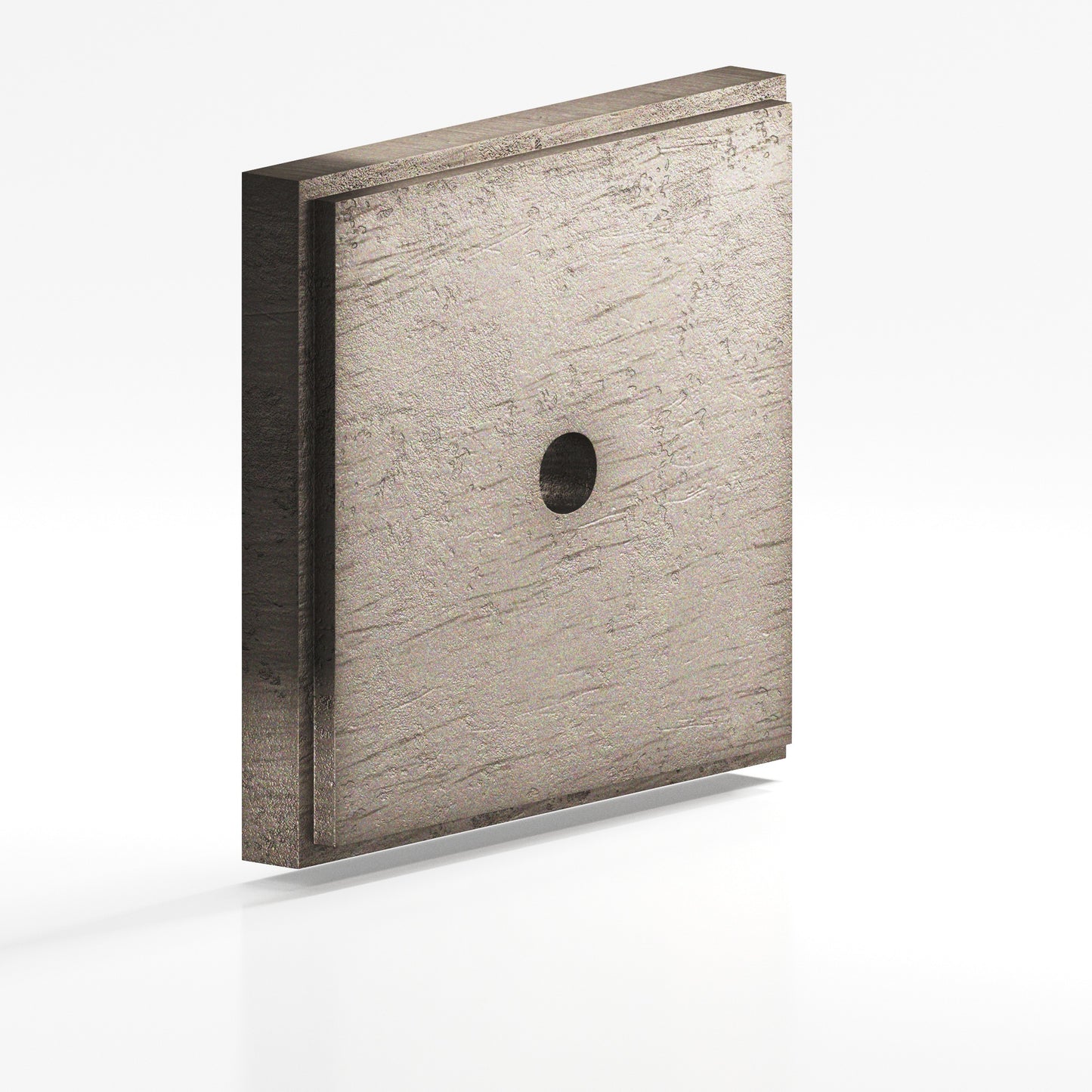 Colonial Bronze Square Stepped Edge Back Plate