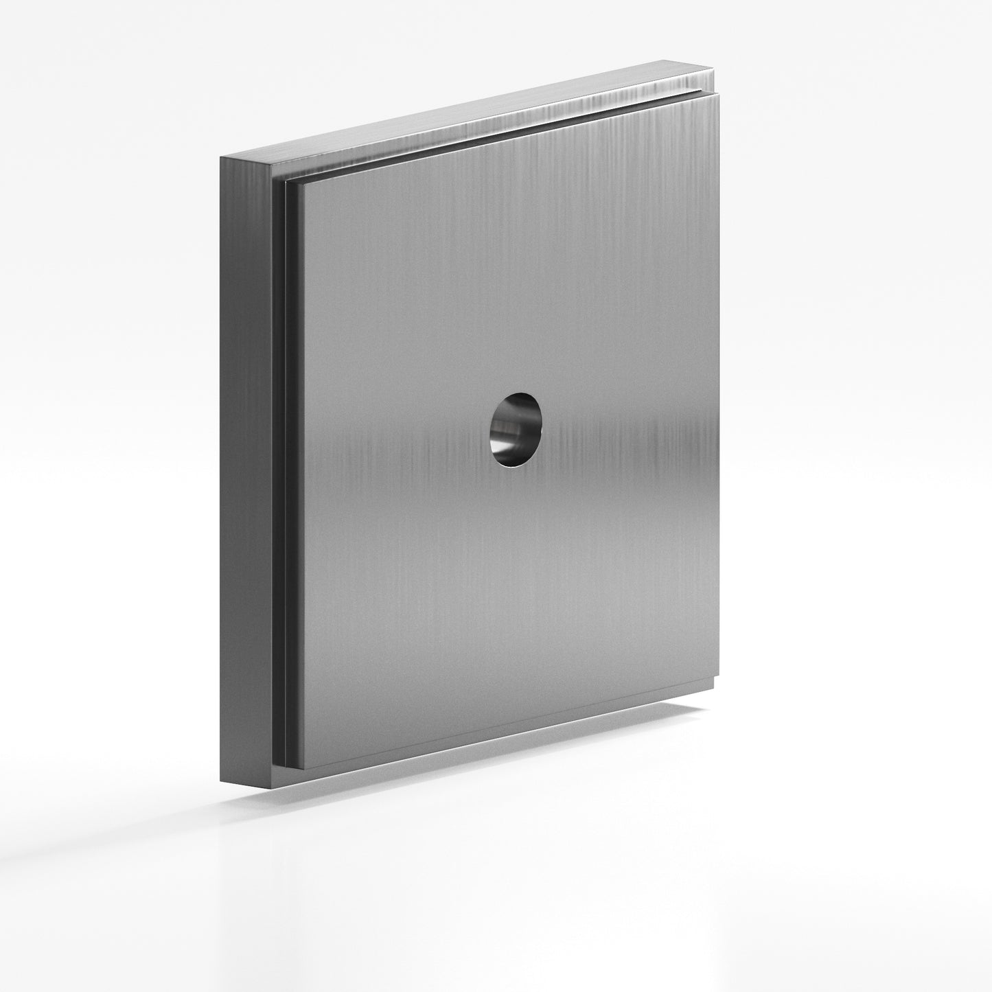 Colonial Bronze Square Stepped Edge Back Plate