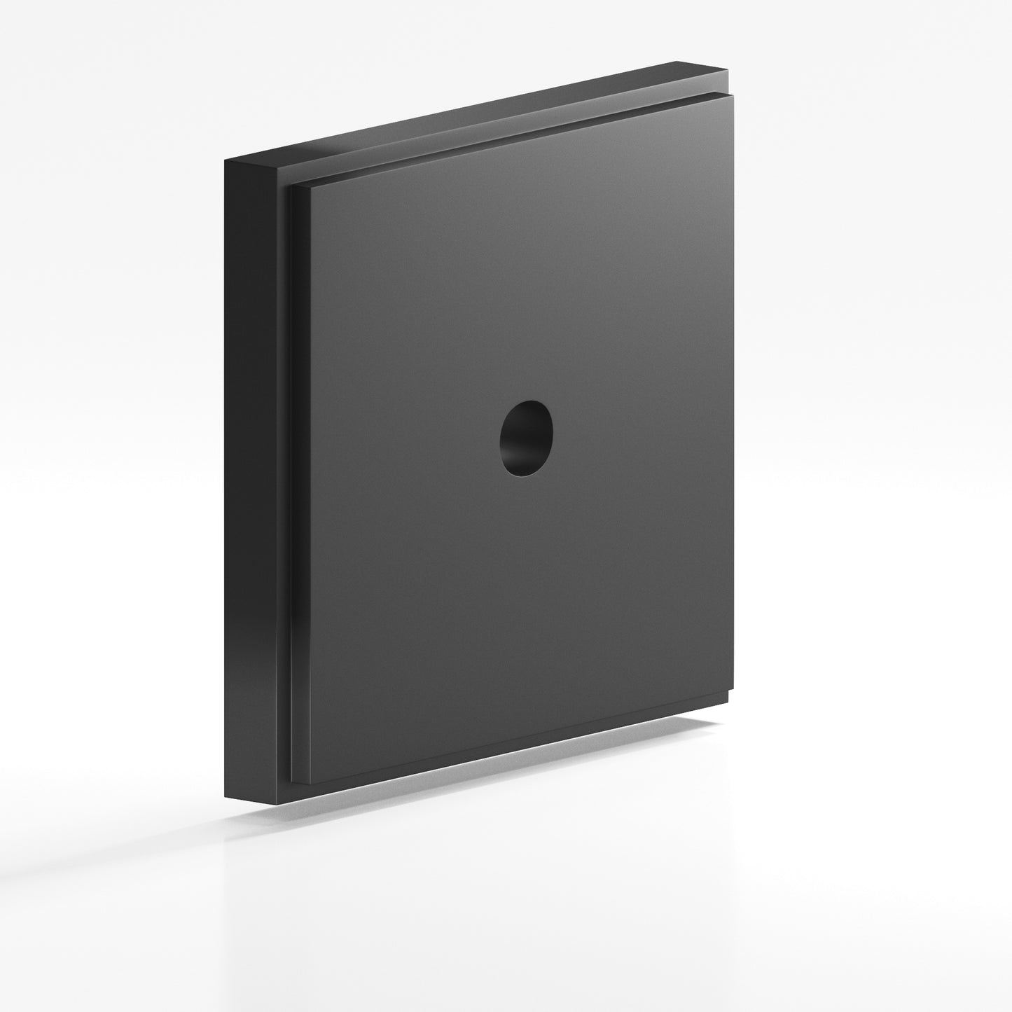 Colonial Bronze Square Stepped Edge Back Plate