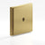 Colonial Bronze Square Stepped Edge Back Plate